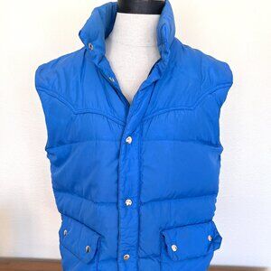 Vintage Rainier Sportswear Down Vest - Blue - Size Medium - Unisex - Puffer Vest